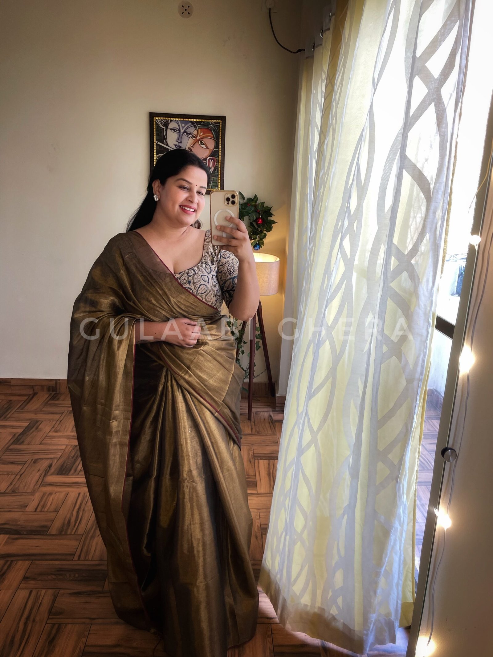 Tissue Linen- Copper Gold
