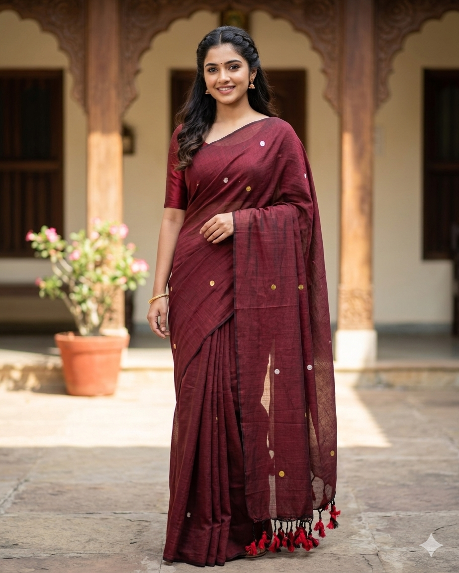 Ginni Khadi Cotton Saree
